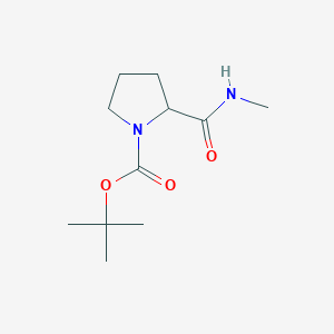 molecular formula C11H20N2O3 B15087592 Tert-butyl 2-(methylcarbamoyl)pyrrolidine-1-carboxylate 