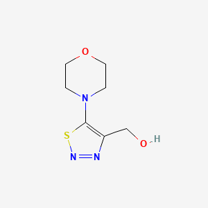 [5-(Morpholin-4-yl)-1,2,3-thiadiazol-4-yl]methanol