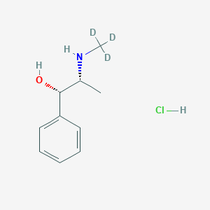 molecular formula C10H16ClNO B15087775 (1S,2R)-(+)-Ephedrine-d3 Hydrochloride 