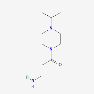 molecular formula C10H21N3O B15087789 3-Amino-1-(4-isopropylpiperazin-1-yl)propan-1-one 