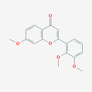 2-(2,3-Dimethoxyphenyl)-7-methoxychromen-4-one