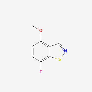 molecular formula C8H6FNOS B1508783 7-Fluoro-4-methoxybenzo[d]isothiazole CAS No. 934180-41-3