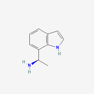 molecular formula C10H12N2 B15087844 (1R)-1-indol-7-ylethylamine, AldrichCPR 