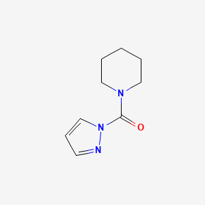 molecular formula C9H13N3O B15087866 Piperidin-1-yl(1H-pyrazol-1-yl)methanone 