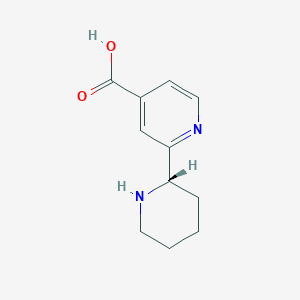 molecular formula C11H14N2O2 B15087910 (S)-2-(Piperidin-2-yl)isonicotinic acid 