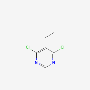 molecular formula C7H8Cl2N2 B15087967 4,6-Dichloro-5-propylpyrimidine CAS No. 63797-51-3