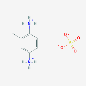 molecular formula C7H10N2.H2SO4<br>CH3C6H3(NH2)2.H2SO4<br>C7H12N2O4S B150880 2,5-二氨基甲苯硫酸盐 CAS No. 615-50-9