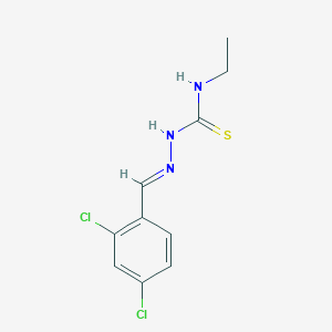 molecular formula C10H11Cl2N3S B15088047 2,4-dichlorobenzaldehyde N-ethylthiosemicarbazone CAS No. 477734-54-6