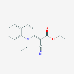 ethyl (2E)-cyano(1-ethylquinolin-2(1H)-ylidene)ethanoate