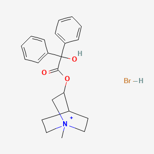 molecular formula C22H27BrNO3+ B15088126 Clidinium hydrobromide 