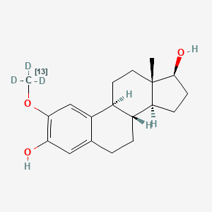 molecular formula C19H26O3 B15088212 2-Methoxyestradiol-13C,d3 