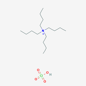 molecular formula C16H37ClNO4+ B15088213 Perchloric acid; tetrabutylammonium ion 