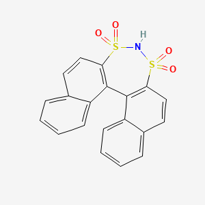 molecular formula C20H13NO4S2 B15088285 (R)-1,1'-Binaphthalene-2,2'-sulfonimide 