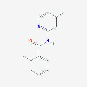 molecular formula C14H14N2O B15088371 2-Methyl-N-(4-methyl-2-pyridinyl)benzamide 