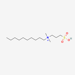 molecular formula C15H34NO3S+ B15088396 Decyldimethyl(3-sulfopropyl)azanium 