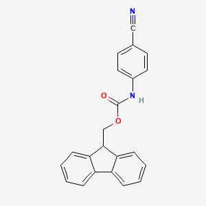 (9H-Fluoren-9-yl)methyl (4-cyanophenyl)carbamate