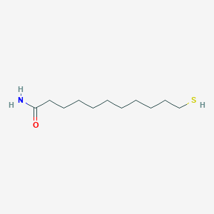 molecular formula C11H23NOS B15088466 11-Mercaptoundecanamide 