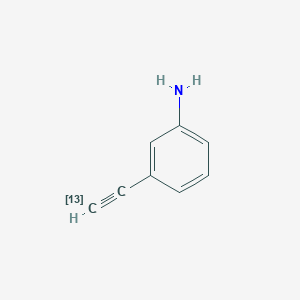 molecular formula C8H7N B15088506 3-(213C)ethynylaniline CAS No. 286013-03-4