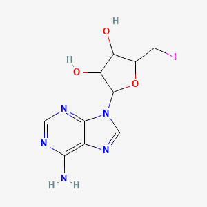 2-(6-aminopurin-9-yl)-5-(iodomethyl)oxolane-3,4-diol