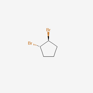 molecular formula C5H8Br2 B15088573 (1S,2S)-1,2-dibromocyclopentane 