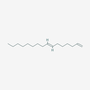 molecular formula C16H30 B15088595 (7E)-hexadeca-1,7-diene 