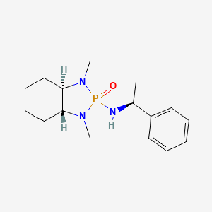 (3a,7aR)-1,3-Dimethyl-N-[(1S)-1-phenylethyl]octahydro-1H-1,3,2-benzodiazaphosphol-2-amine 2-oxide