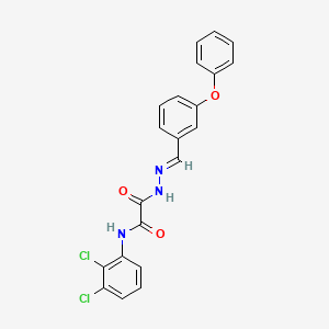 N-(2,3-Dichlorophenyl)-2-oxo-2-(2-(3-phenoxybenzylidene)hydrazino)acetamide