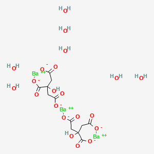 Tri-barium dicitrate heptahydrate