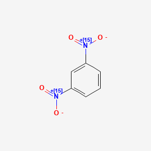 molecular formula C6H4N2O4 B15088817 1,3-Dinitrobenzene-15N2 