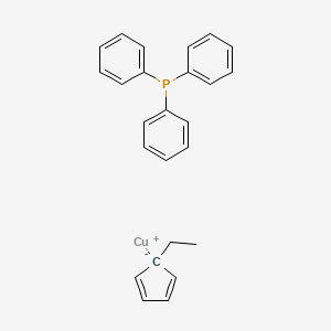 (Ethylcyclopentadienyl)(triphenylphosphine)copper(I)