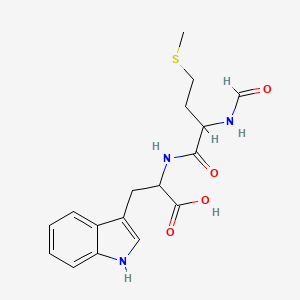 molecular formula C17H21N3O4S B15088892 N-Formyl-Met-Trp 