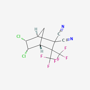 Norbornane, 5,6-dichloro-2,2-dicyano-3,3-bis(trifluoromethyl)-