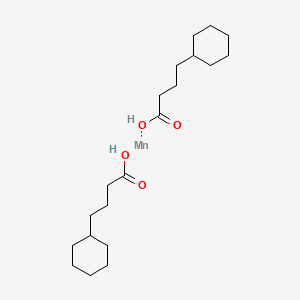 molecular formula C20H36MnO4 B15088924 Manganese(II) cyclohexanebutyrate 