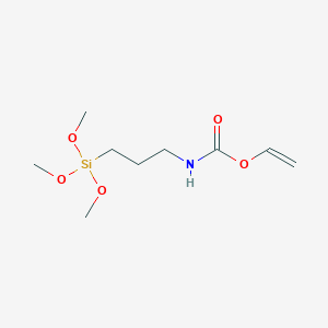 molecular formula C9H19NO5Si B15088945 Vinyl (3-(trimethoxysilyl)propyl)carbamate CAS No. 194037-97-3