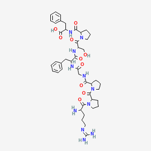 molecular formula C44H61N11O10 B15088996 [des-Arg9]bradykinin 