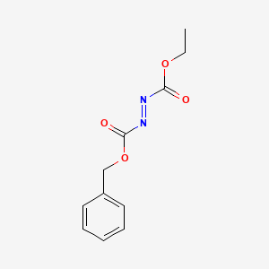 molecular formula C11H12N2O4 B15089002 1,2-DiazenedicarboxylicAcid1-Ethyl2-(phenylmethyl)Ester 