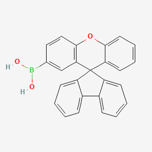 molecular formula C25H17BO3 B15089051 Spiro[fluorene-9,9'-xanthen]-2'-ylboronic acid 