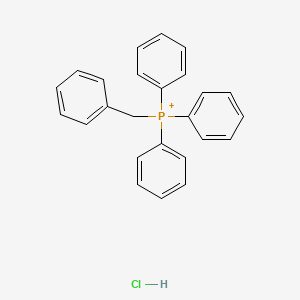 molecular formula C25H23ClP+ B15089069 benzyl(triphenyl)phosphanium;hydrochloride 