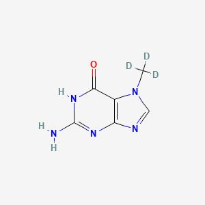 molecular formula C6H7N5O B15089070 7-Methylguanine-d3 