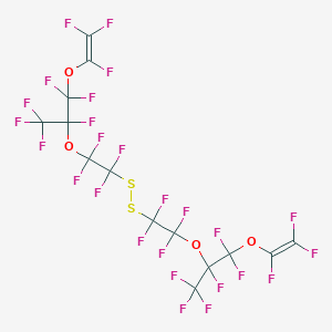 Bis(perfluoro-6-vinyl-4-methyl-3,6-dioxahexyl) disulfide