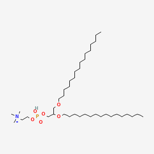 molecular formula C40H85NO6P+ B15089115 DCPC;L-beta,gamma-Dihexadecyl-alpha-lecithin 