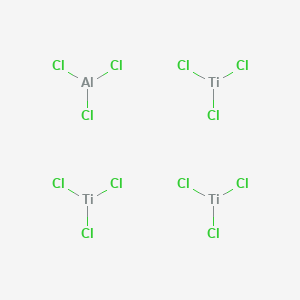 molecular formula AlCl12Ti3 B15089121 aluminum(III) trititanium(III) chloride 