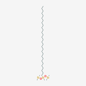 molecular formula C37H82O2Si3 B15089145 3-Triacontylheptamethyltrisiloxane, tech-85 