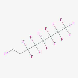 molecular formula C8H4F12I2 B15089228 1,1,2,2,3,3,4,4,5,5,6,6-Dodecafluoro-1,8-diiodo-octane 