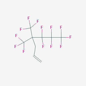 5,5,6,6,7,7,7-Heptafluoro-4,4-bis(trifluoromethyl)hept-1-ene