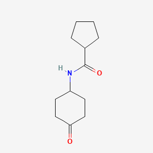 molecular formula C12H19NO2 B15089319 N-(4-oxocyclohexyl)cyclopentanecarboxamide 