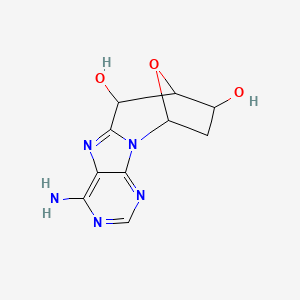 molecular formula C10H11N5O3 B15089335 8,5'(S)-Cyclo-2'-deoxyadenosine 