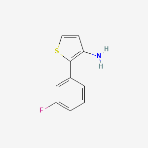 2-(3-Fluorophenyl)thiophen-3-amine