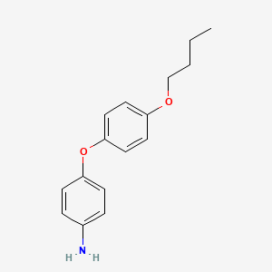 molecular formula C16H19NO2 B15089429 4-(4-Butoxyphenoxy)aniline CAS No. 51690-68-7