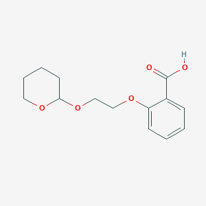 2-{2-[(Oxan-2-yl)oxy]ethoxy}benzoic acid